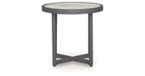 Ocean Beach Gray Outdoor End Table by Ashley at Eve Furniture