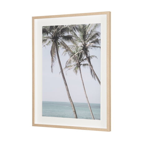 Ocean Breeze Palms by Shot By Clint Framed Photo Print Matted under Glass by Mercana at Eve Furniture