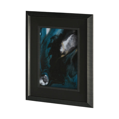 Ocean Currents I by Mercana Studio a Hand Embellished Textured Framed Art Print Matted under Glass by Mercana at Eve Furniture