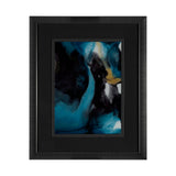 Ocean Currents II by Mercana Studio a Hand Embellished Textured Framed Art Print Matted under Glass by Mercana at Eve Furniture