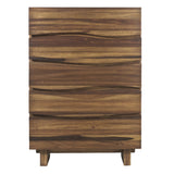 Ocean Five Drawer Solid Wood Chest in Natural Sengon by Modus Furniture at Eve Furniture