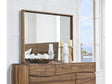 Ocean Solid Wood Floating Glass Mirror in Natural Sengon by Modus Furniture at Eve Furniture
