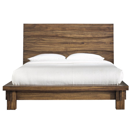 Ocean Solid Wood Full Platform Bed in Natural Sengon by Modus Furniture at Eve Furniture