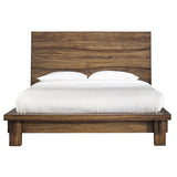 Ocean Solid Wood Queen Platform Bed in Natural Sengon by Modus Furniture at Eve Furniture