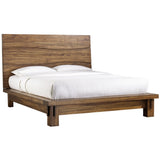 Ocean Solid Wood Queen Platform Bed in Natural Sengon by Modus Furniture at Eve Furniture