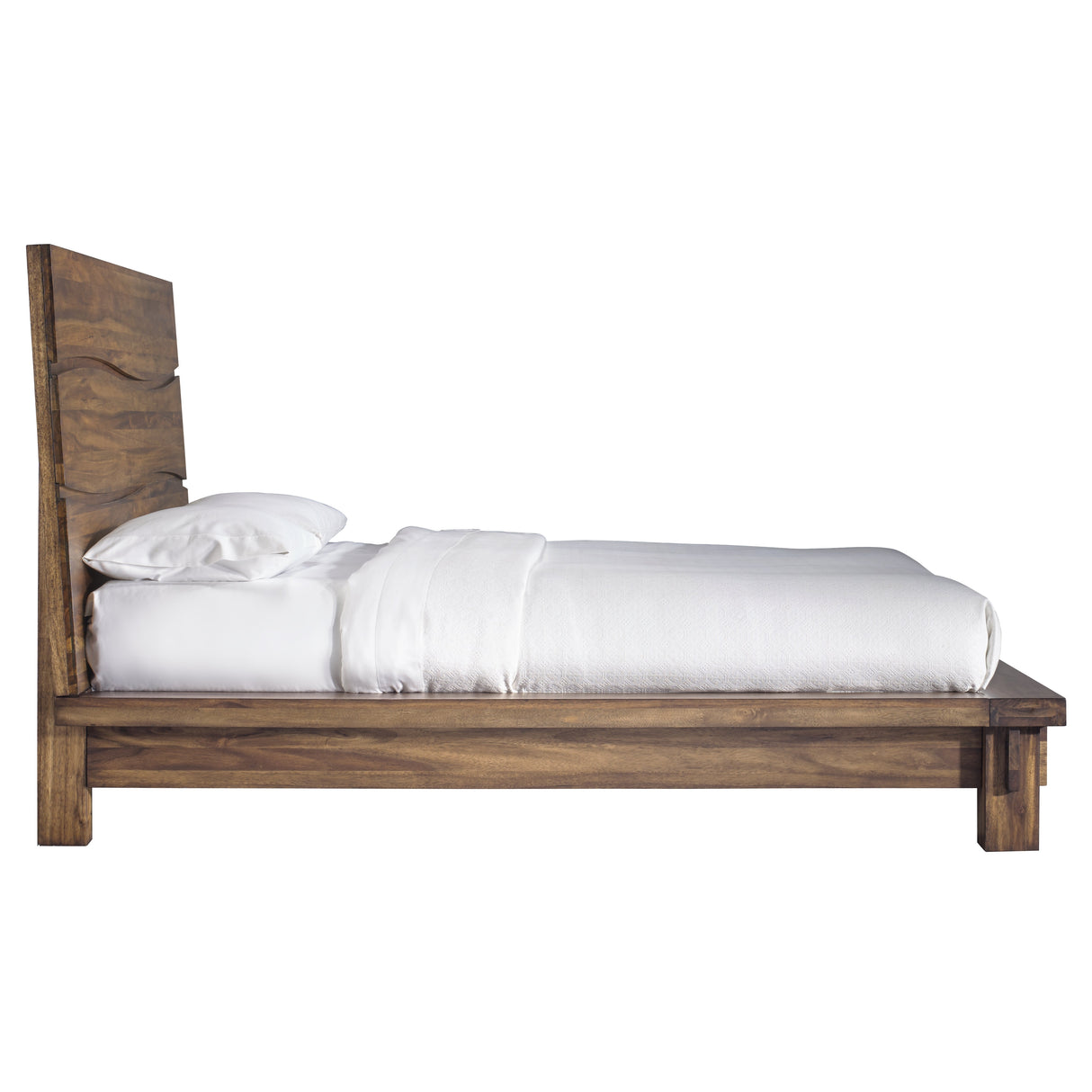 Ocean Solid Wood Queen Platform Bed in Natural Sengon by Modus Furniture at Eve Furniture