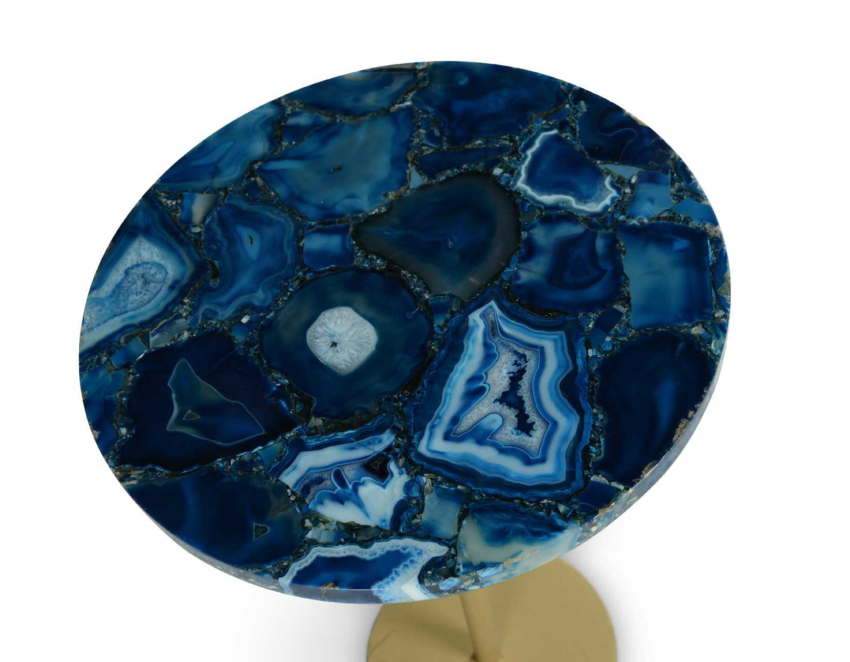 Oceana Agate Top Side Table