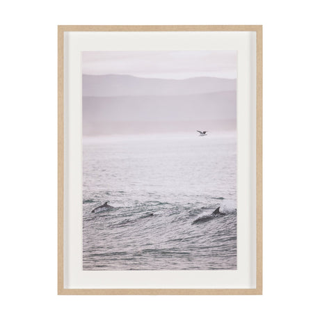Ocean's Dance by Shot By Clint Framed Photo Print Matted under Glass by Mercana at Eve Furniture