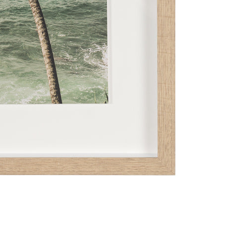 Oceanside Palms by Shot By Clint Framed Photo Print Matted under Glass by Mercana at Eve Furniture