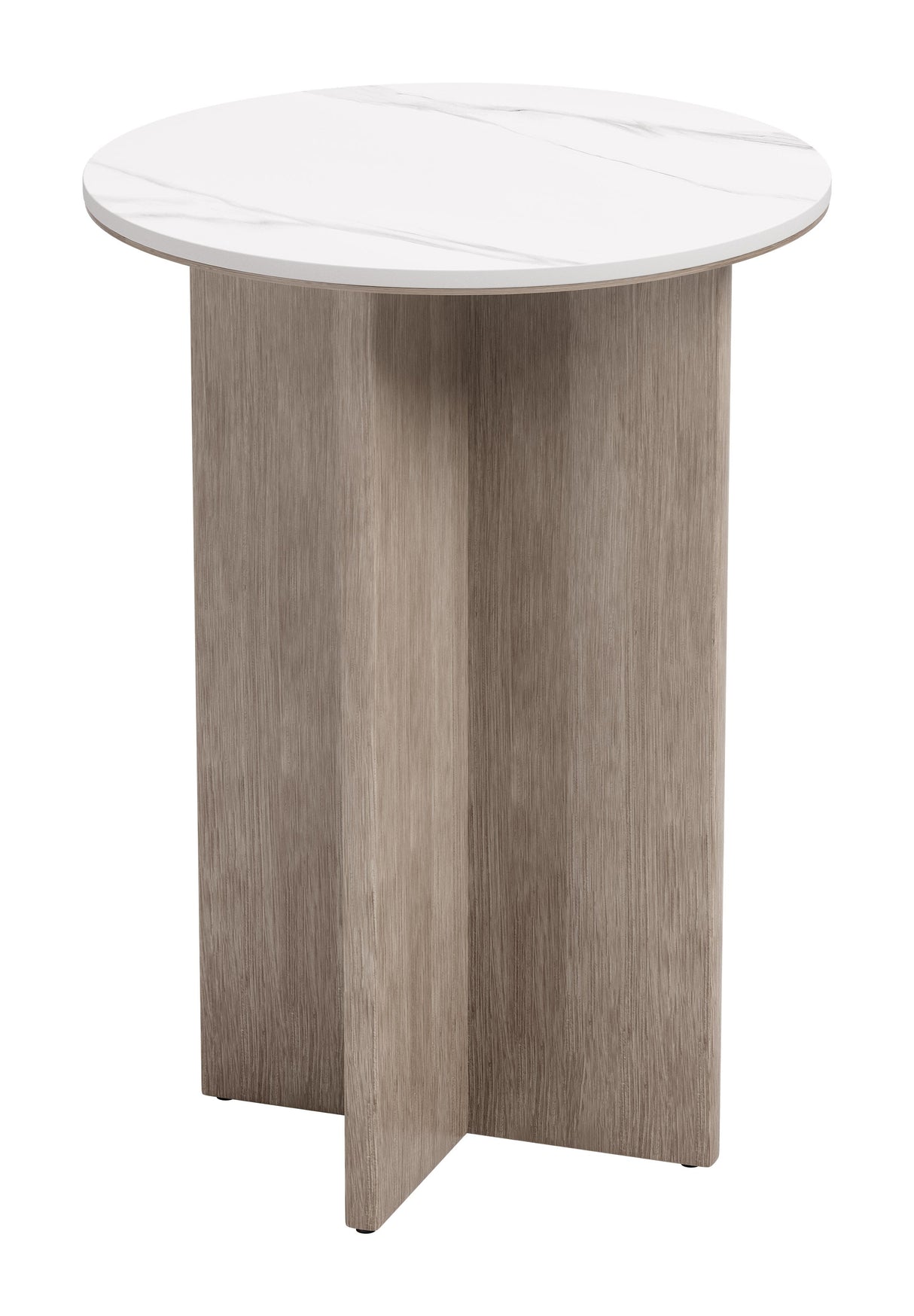 Oceanveil White Outdoor Side Table by Zuomod at Eve Furniture