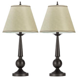 Ochanko Bronze/Beige Cone shade Table Lamps (Set of 2) by Coaster at Eve Furniture