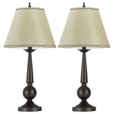 Ochanko Bronze/Beige Cone shade Table Lamps (Set of 2) by Coaster at Eve Furniture