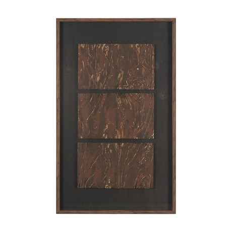 Ochre Drift by Mercana Studio Handmade Original Framed Artwork Matted under Glass by Mercana at Eve Furniture