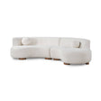 Octavia 2 Piece Sectional - Ivory by Classic Home at Eve Furniture