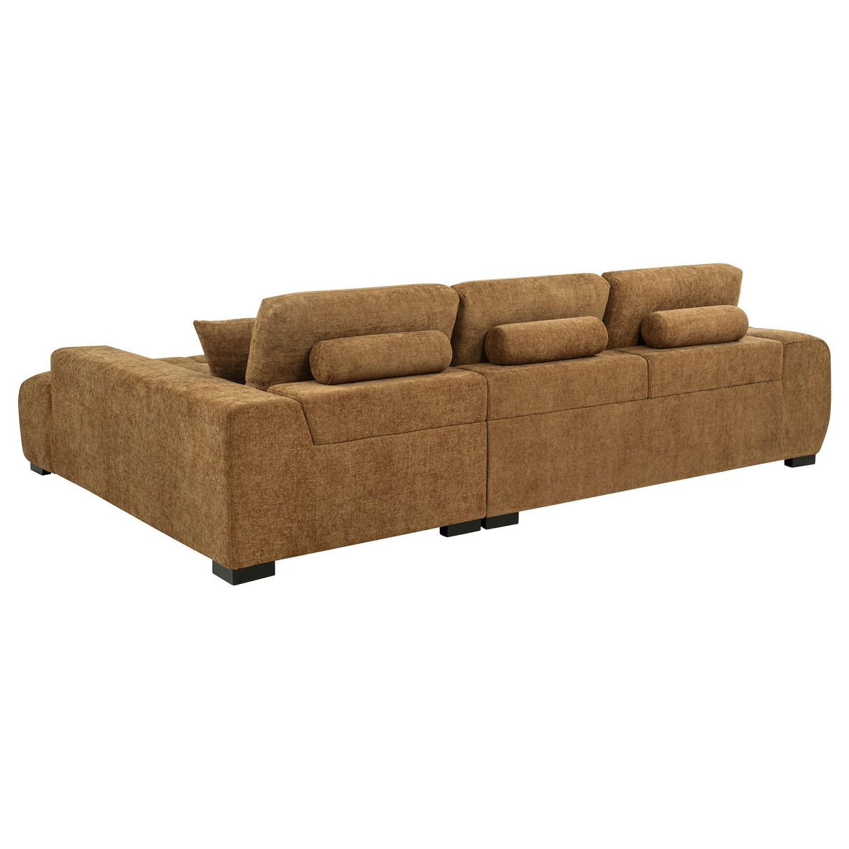 Octavia Amber Fabric Upholstered Sectional Chaise Sofa by Coaster at Eve Furniture