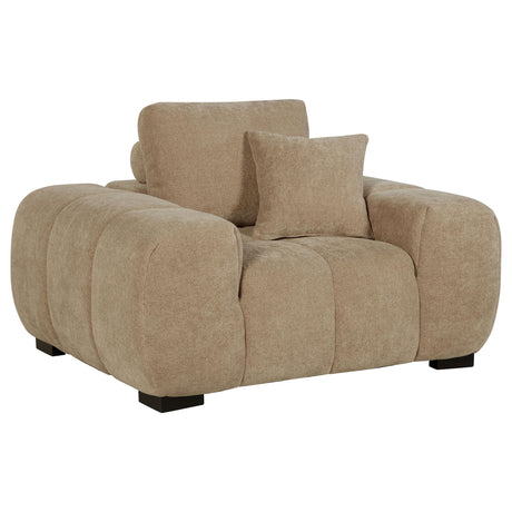 Octavia Camel Track Arm Accent Chair by Coaster at Eve Furniture
