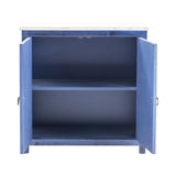 Octopus Blue/White Cabinet by Crestview at Eve Furniture