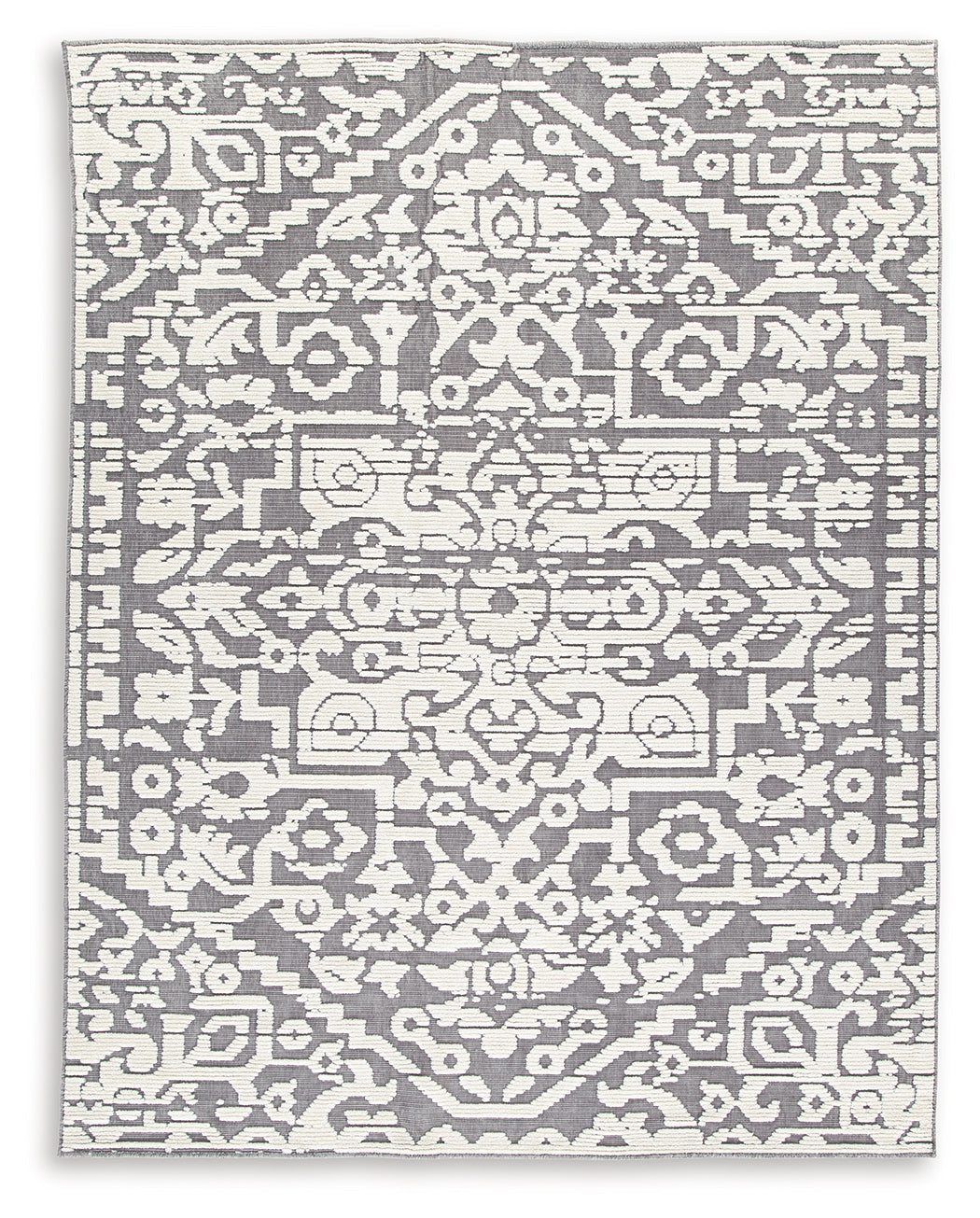 Oddetteley Gray/Ivory Large Rug