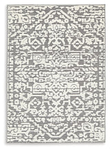 Oddetteley Gray/Ivory Medium Rug