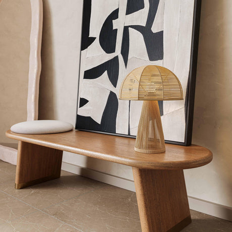 Oddy Jute Table Lamp by TOV Furniture at Eve Furniture