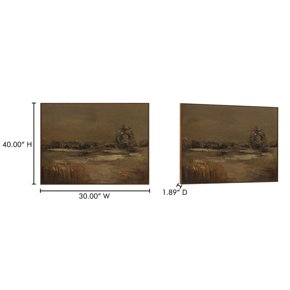 Ode Multicolor Framed Painting by Moe's Home at Eve Furniture