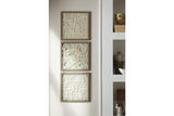 Odella Cream/Taupe Wall Decor by Ashley at Eve Furniture