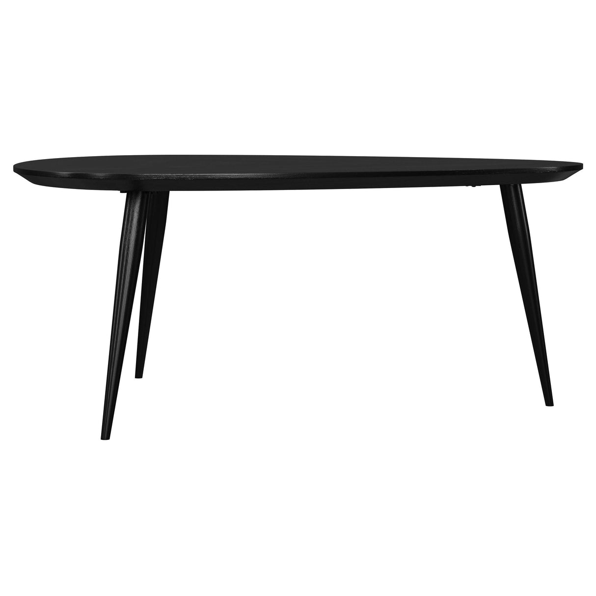 Odessa Black 2-Piece Triangular Coffee and End Table Set by Coaster at Eve Furniture