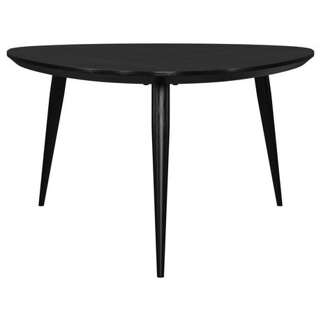 Odessa Black 3-Piece Triangular Coffee and End Table Set by Coaster at Eve Furniture
