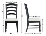 Odessa Black Dining Room Set by Steve Silver at Eve Furniture