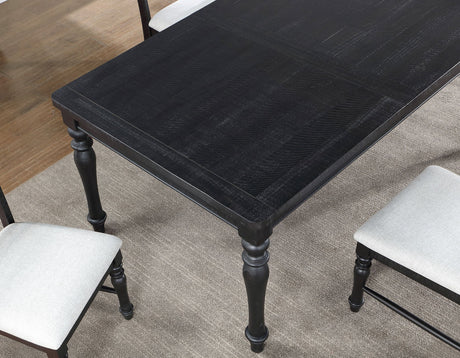 Odessa Black Dining Room Set by Steve Silver at Eve Furniture