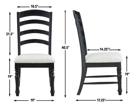 Odessa Black Dining Room Set by Steve Silver at Eve Furniture