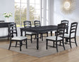 Odessa Black Dining Room Set by Steve Silver at Eve Furniture