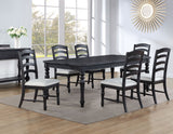 Odessa Black Dining Room Set by Steve Silver at Eve Furniture