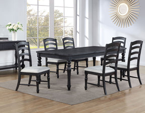 Odessa Black Dining Room Set by Steve Silver at Eve Furniture