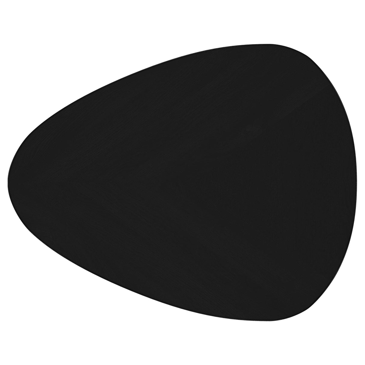 Odessa Black Triangular Solid Wood End Table by Coaster at Eve Furniture