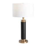 Odessa Black/Gold Table Lamp (Set of 2) by Crestview at Eve Furniture