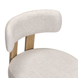 Odessa Cream Performance Fabric Counter Stool by TOV Furniture at Eve Furniture