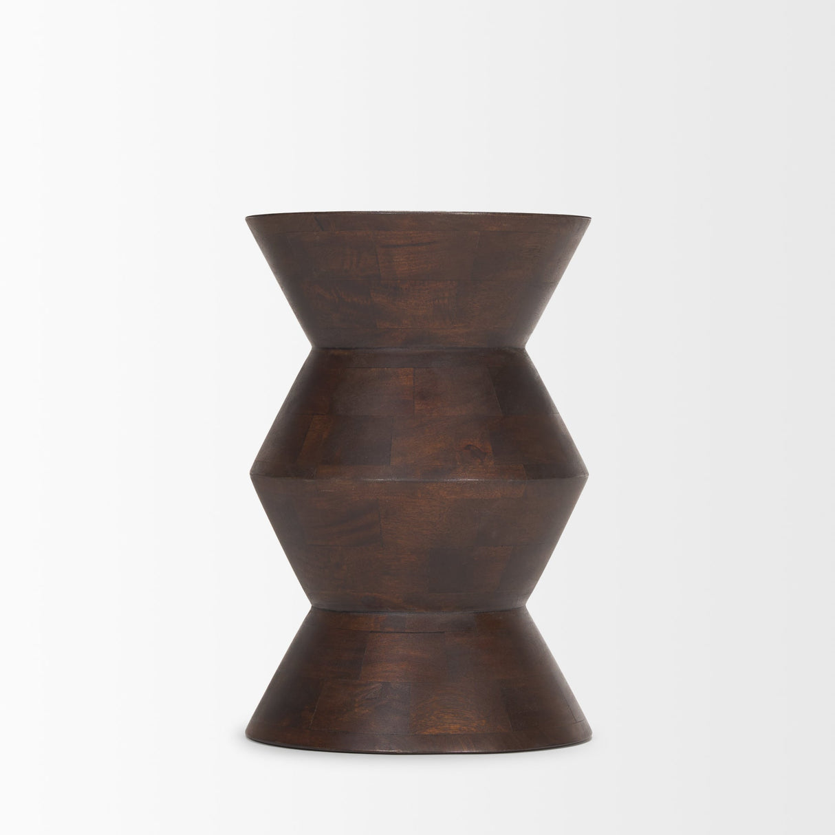 Odessa Dark Brown Wood Accent Table by Mercana at Eve Furniture