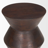 Odessa Dark Brown Wood Accent Table by Mercana at Eve Furniture