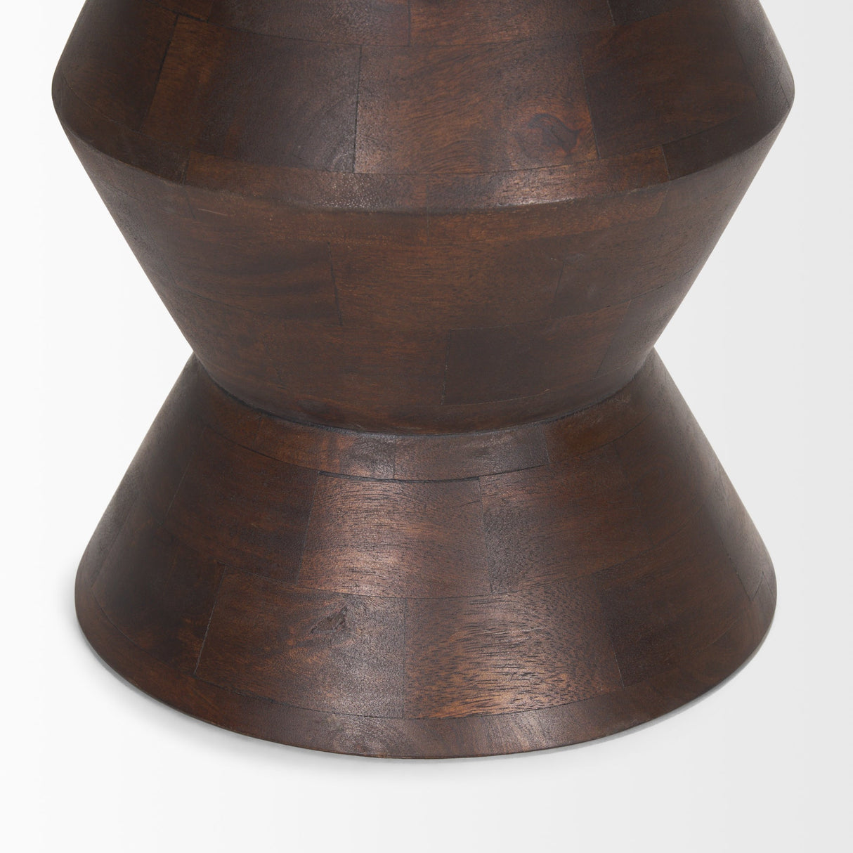 Odessa Dark Brown Wood Accent Table by Mercana at Eve Furniture