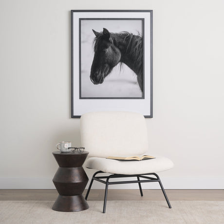 Odessa Dark Brown Wood Accent Table by Mercana at Eve Furniture