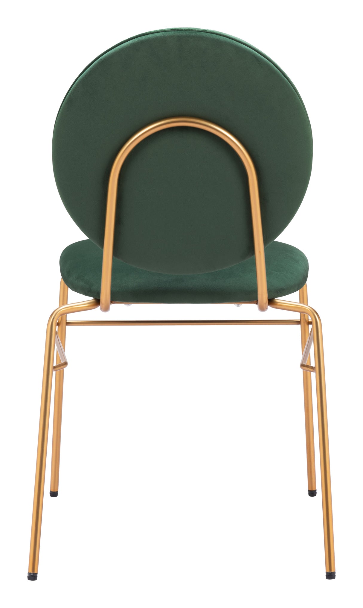 Odessa Green & Gold Dining Chair (Set of 2) by Zuomod at Eve Furniture