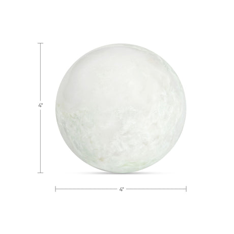 Odessa Green Onyx Marble Sphere Tabletop Accent by MOES at Eve Furniture
