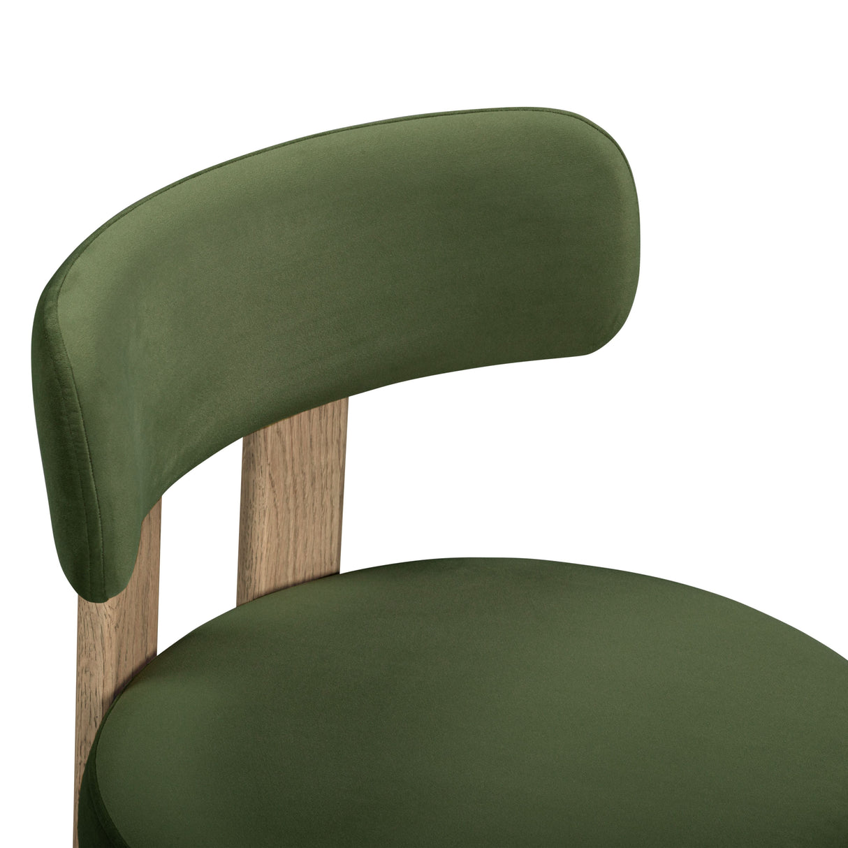 Odessa Green Performance Velvet Dining Chair by TOV Furniture at Eve Furniture