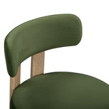 Odessa Green Performance Velvet Dining Chair by TOV Furniture at Eve Furniture