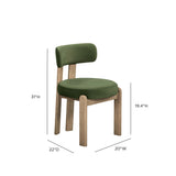Odessa Green Performance Velvet Dining Chair by TOV Furniture at Eve Furniture