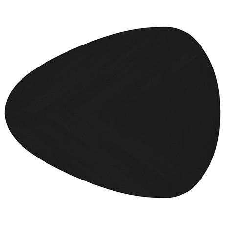 Odessa Triangular Solid Wood Coffee Table Black by Coaster at Eve Furniture