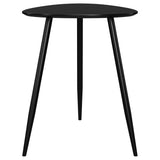 Odessa Triangular Solid Wood End Table Black