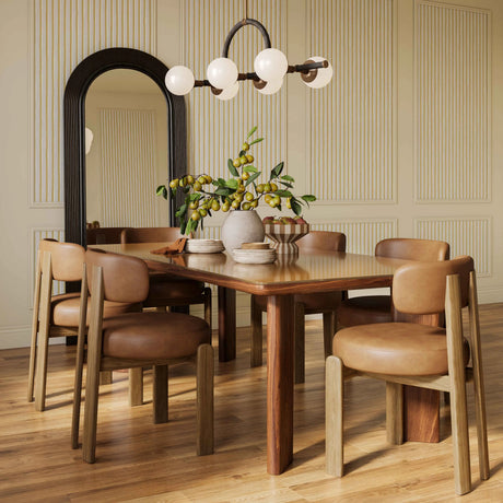 Odessa Vegan Leather Dining Chair by TOV Furniture at Eve Furniture