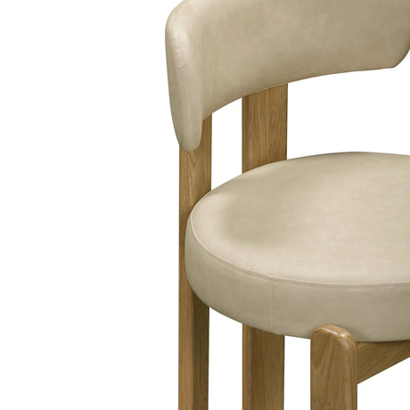 Odessa Vegan Leather Dining Chair by TOV Furniture at Eve Furniture